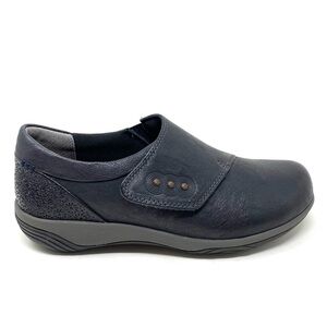Hälsa Footwear Anna Leather Comfort Clog Navy